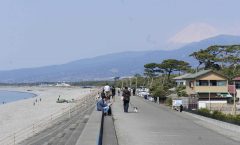 Numazu tourism - Bokusui Wakayama Memorial-Thousand beach -