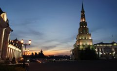 turismo Kazan - vista de noche de la gallina