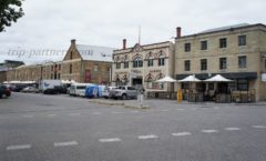 El más famoso de mercado histórica en Tasmania "Mercado de Salamanca"
